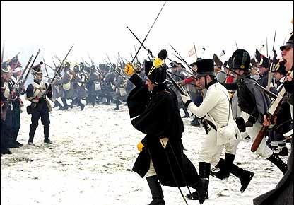 Re-enaction of Battle of Austerlitz near Brno